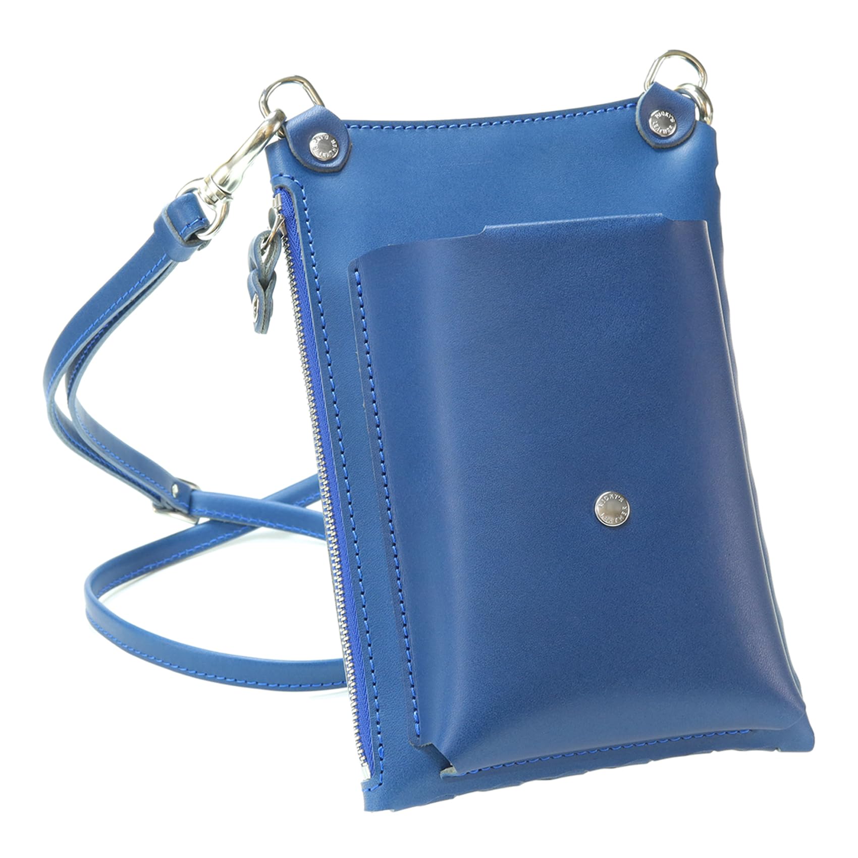 

Смартфон Tochigi Blue Наплечная сумка с карманами для карт и сотового телефона Сделано в Японии компанией Pouch, (Правша). Компактная сумка-сакош, 2 отделения для смартфона.