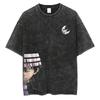 Hot Sale Classic Anime Soul Eater Graphic Print Tshirt Men Women Vintage Washed Cotton Comfortable Oversize Top Summer New Tees