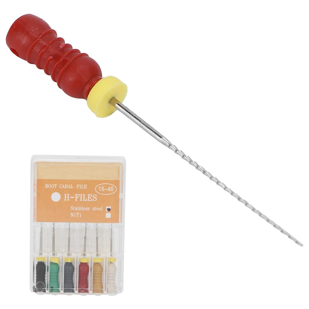 Professional Stainless Steel Root Canal Files Portable Dental Endodontics File Accessory(H File )