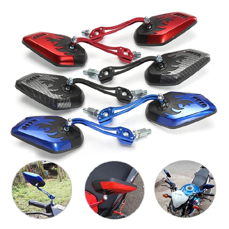 Universal CNC Aluminum Motorcycle Handlebar Rear View Mirrors Anti-glare Mirrors