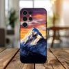 Snow Mountain Scenery Phone Silicone Case For Samsung S24,22,20,23,21,20 Ultra Plus Lite 5G Print Silicone  Cover