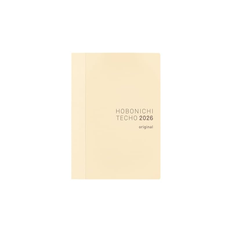 Hobonichi Techo 2026 Original Planner [A6 size / 1 page per day / January / Monday start]