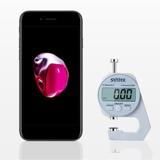 Digital Thickness Gauge High Precision Unit Conversion Pressing Operation Quick Measurement Thickness Measuring Gauge Meter Tool for Home