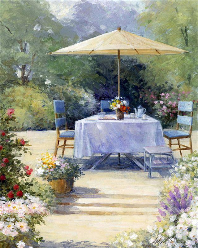 RUOPOTY DIY Frame Oil Painting By Numbers Window Scenery Acrylic On Canvas Wall Art Picture By Numbers Flower For Living Room