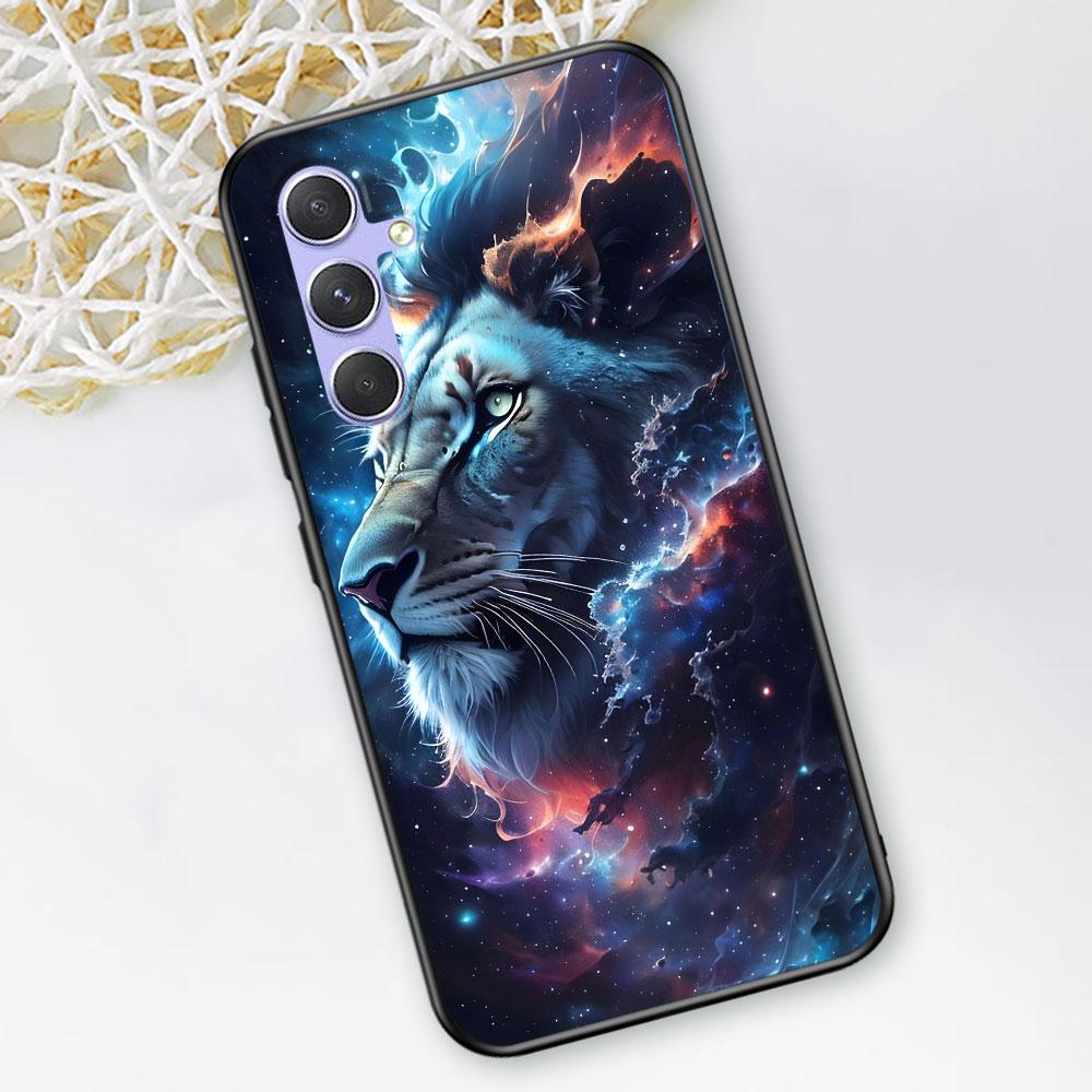 The Lion Case for Samsung Galaxy A51 A53 A54 A31 A52 A12 A13 A21s A22 A32 A11 A22 A33 A41 A52s A73 A14 A24 TPU Phone Cover