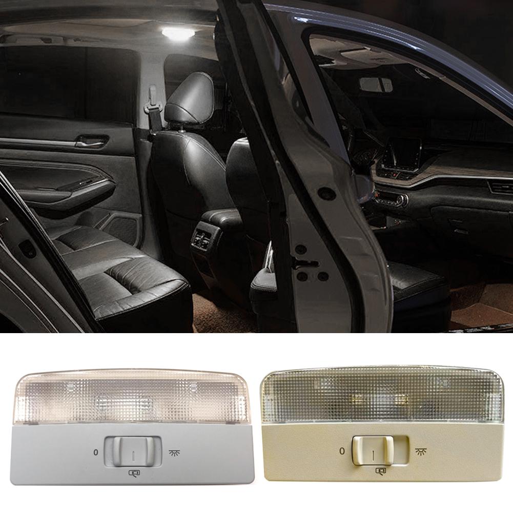 

Car Interior Reading Dome Light LED Lamp For VW Polo 9N 6R T5 Bora 2002-2005 Caddy Fabia Seat 1ZD947105 31G947105 6QD947105 сірий