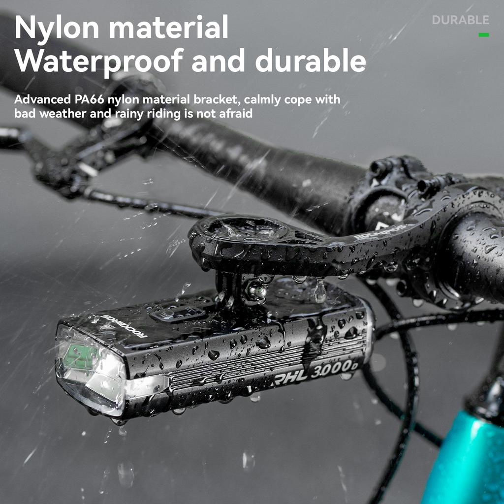 ROCKBROS Bicycle Computer Holder Cycling Speedometer Odometer Stopwatch GPS Stand PA66 Nylon Light Bracket Accessory