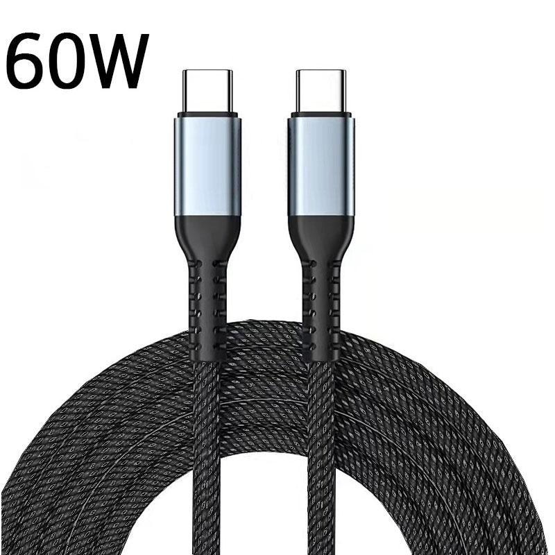 PD 100W 60W USB C To USB Type C Cable Fast Charge Data Cable For Huawei Samsung Xiaomi Macbook iPad Data Line Type C To Type C
