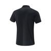 Li Ning Fitness Series Buchstaben Weich Bequem Atmungsaktiv Vielseitig Kurzarm Poloshirt Herren Poloshirts Schwarz APLV285-6