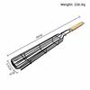 Camping Grillrost Faltbarer BBQ Grillkorb Robuster Antihaft-Netzrost Holzgriff Zubehör für Würstchen Fisch Gemüse BBQ