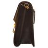 Burberry Flap Closure Adjustable Shoulder Strap Cotton Linen Crossbody Bag Women Shoulder Bag Black Multicolor 80803211