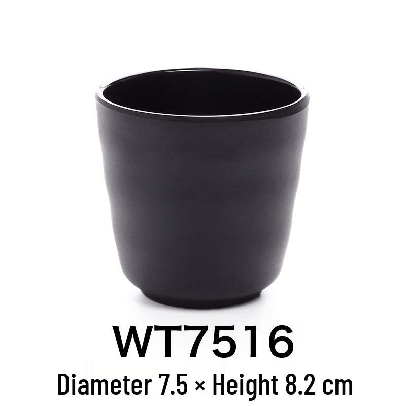 Versatile Black Plastic Beverage Cups