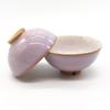 Hagi ware Hagi purple pair of rice bowls 6850