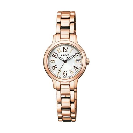 [Citizen] Часы Wicca (Розовое золото/Водонепроницаемые/Женские) KH4-963-13 Citizen Розовый Подарочный Солнечный