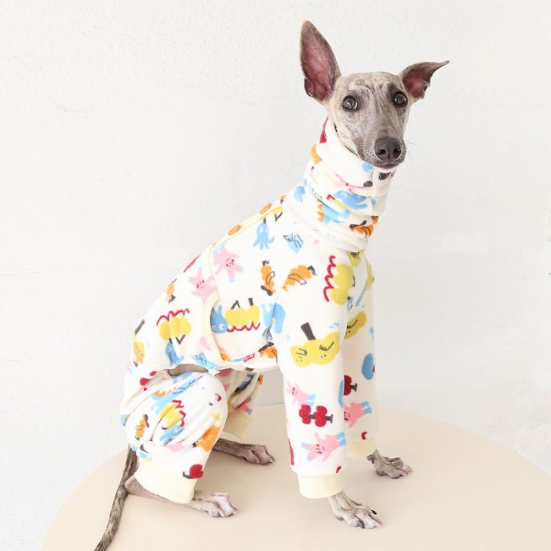 Petstyle Nordic Fairy Tale Dog Bodysuit Italian Greyhound Whippet Warm Fleece Pet Clothes