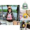 Adorable Cartoon Plush Panda Backpack For Kids With Breathable Canvas Material