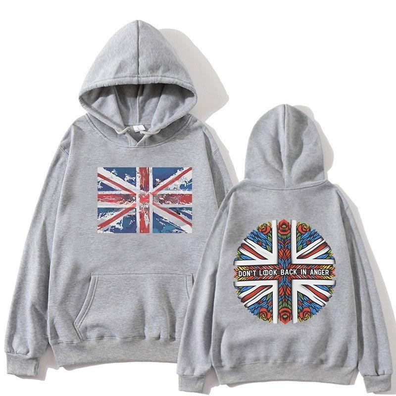 Graphic Hoodies British Rock Band Vintage Hooded Sweatshirts Men's Women Hip Hop Fashion Long Sleeves Oversized Pullover