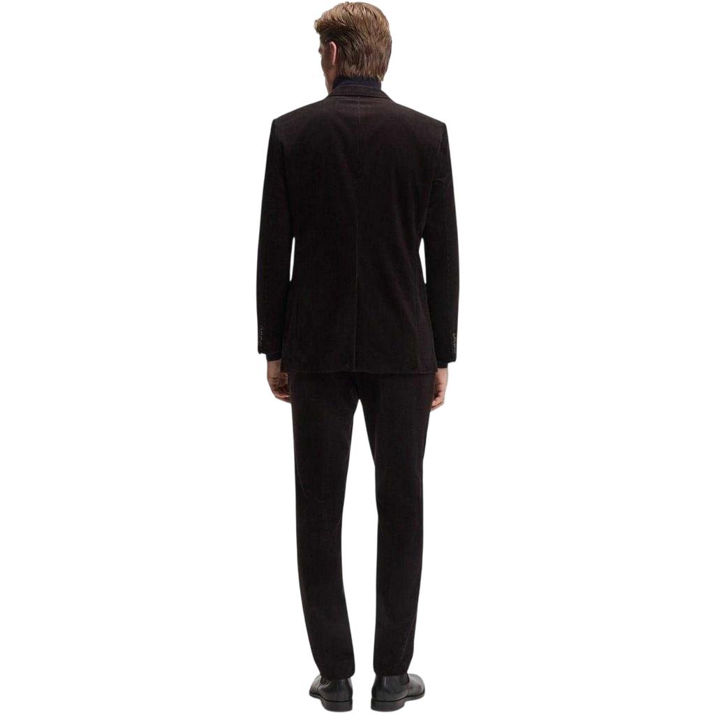 Boss Mens Beckham Striped Pleat Front Trousers