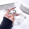 New Women Flat Mirror Glasses Frame Cat Eye Fashion Personalized Computer Spectacle Eyeglasses Frame Anti Blue Light Eyewear
