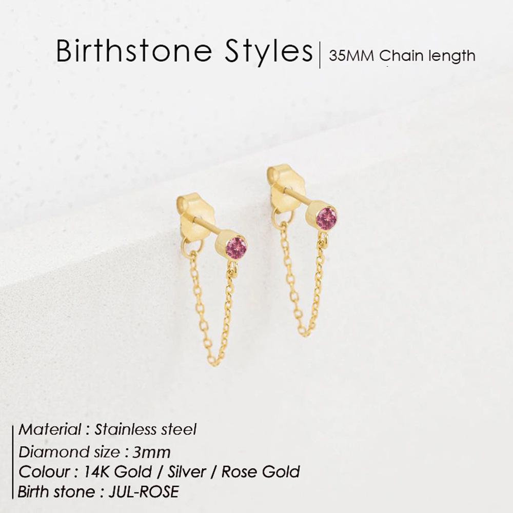 eManco Tassel Colorfast Rhinestone Earrings - European & American Light Luxury, Personalized & Versatile Studs