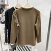 Sweatshirt for Women Cotton Oversize Fleece Loose Casual Long Sleeve Round Neck Top Sweatshirt