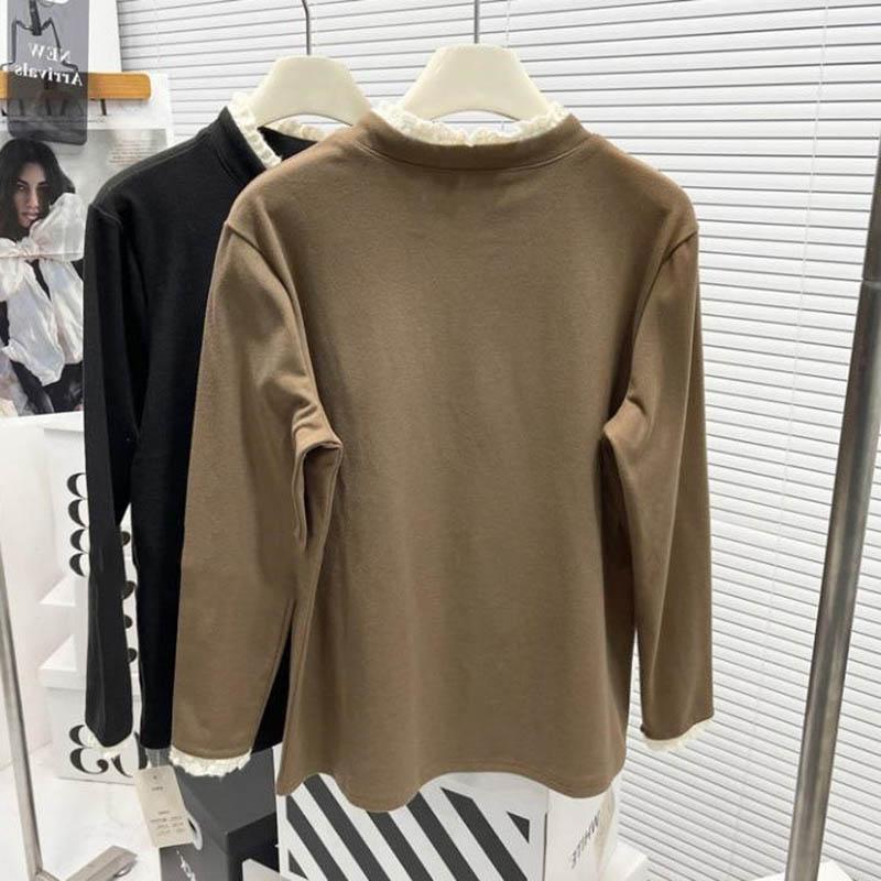 Sweatshirt for Women Cotton Oversize Fleece Loose Casual Long Sleeve Round Neck Top Sweatshirt