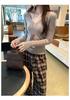 Langsha Women's V-Neck Slim Fit Knitted Sweater