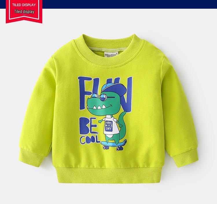 2023 Spring Cute Cartoon Print Casual Set for Kids