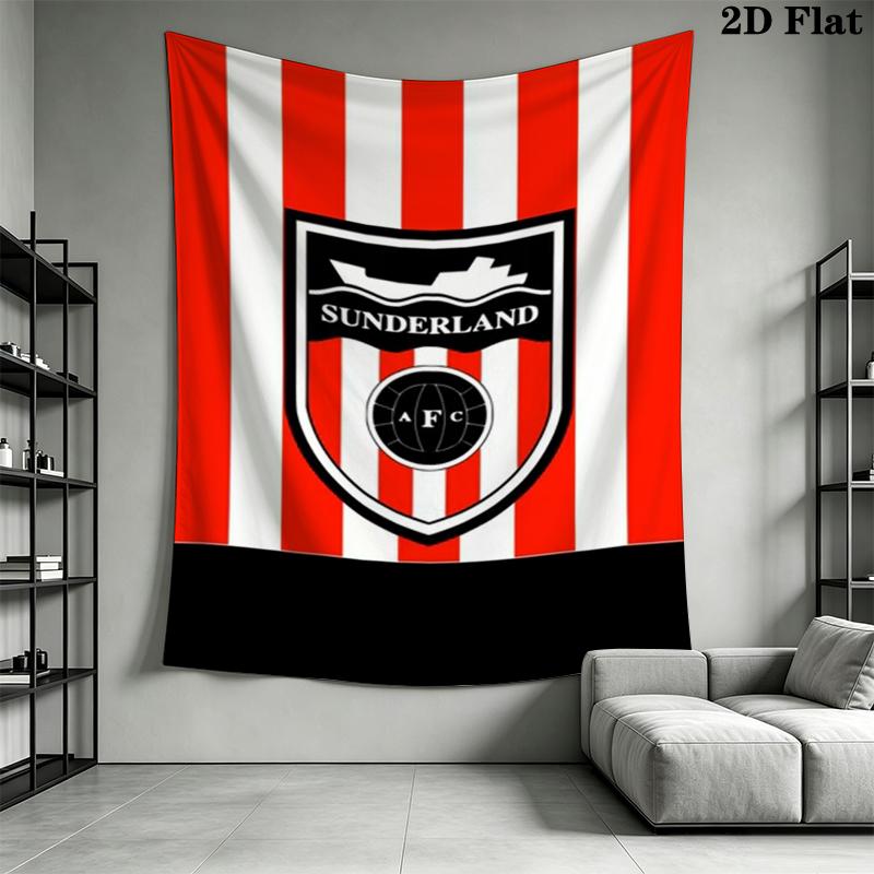 Sunderland Wall Tapestry Aesthetic Wall Hanging Printed Fabric Blanket Decorative Tapestries for Bedroom Living Room Home Decor