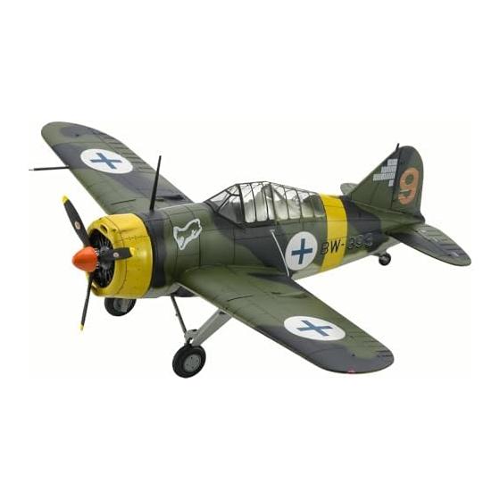 Hasegawa 1/72 B-239 Buffalo Асы ВВС Финляндии Пластиковая модель 02533