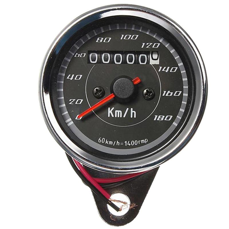 Universal Digital LED Tachometer Odometer Speedometer Assembly for Motorcycle Instrument Panel