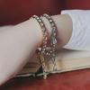 DYRBERG KERN Verstellbares österreichisches Kristall-Diamant-Armband für Damen