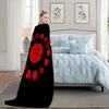 A-Akatsuki Cool N-Naruto-es Anime Blanket Blanket for Couch Sofa Travel Home Hiking Picni Bed Beding Flannel Blanket gift