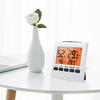 LCD digitalt trådløst innendørs/utendørs termometer Hygrometer Temperaturfuktighetsmåler