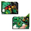 471 STÜCKE 2 IN 1 Ninjago Serie Green Dragon Fighting Mech Bausteine Kinder DIY Ziegel Spielzeug für Jungen Pädagogische Geschenke