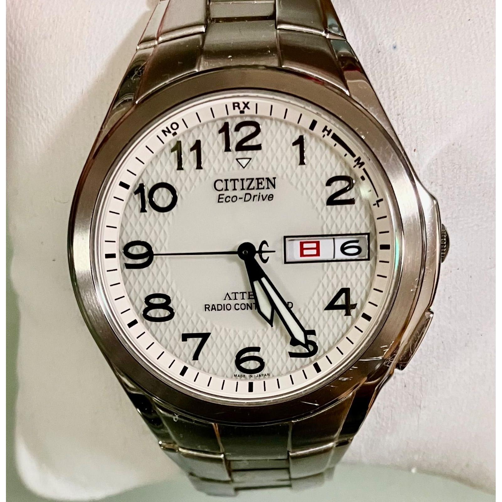 Б/у Рабочий itemCITIZEN Citizen/AtessaСолнечныйТитанH100-T010431YEcodriveМужские часы