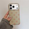 Frühlings-Matcha-Grün mit Punkten iPhone 17 Pro Max Hülle – Stoßfest & Stilvoll