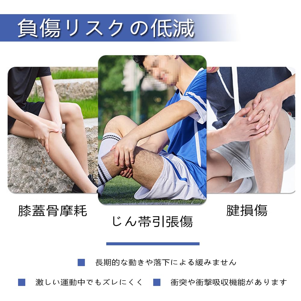 YFFSFDC Knebeskytter Kne Støtdempende Kne Dobbel Knebeskytter Reduserer og Gir Kompresjon for og Sett med 2 Beskyttere, Beskyttere, Puter, Sett, Vaskbar, Støt,