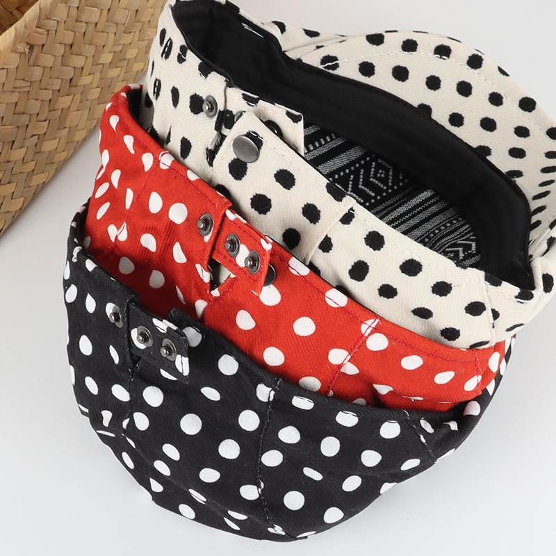 Fashion Beret Korean Dot Leopard Newsboy Cap Women Cotton Boina Mujer 2026 Women's Hat Luxury Vintage Peaky Blinders Flat Hats