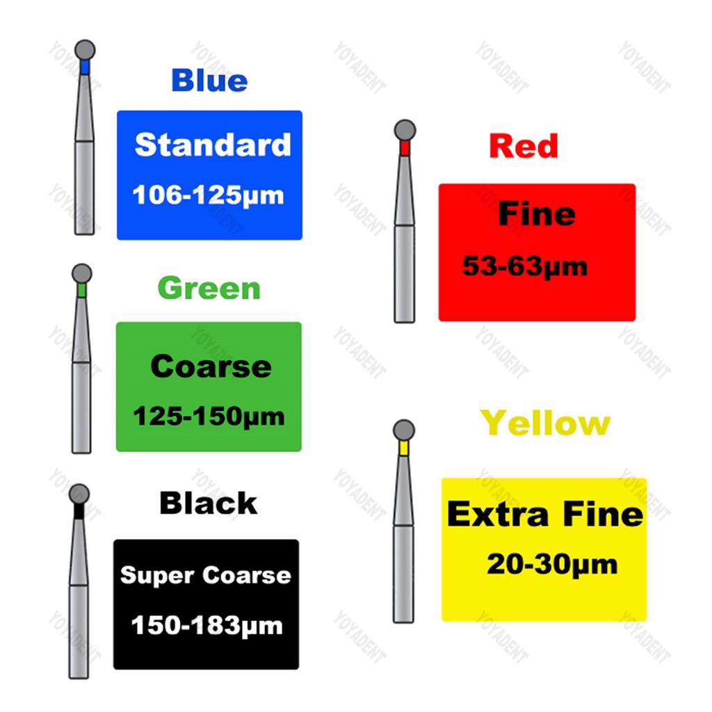 TF Type Extra Coarse Dental Bur Diamond Burs Dentistry Drills Dia.1.6mm For High Speed Turbines Dentist Grinding Tool 10pcs/Pack
