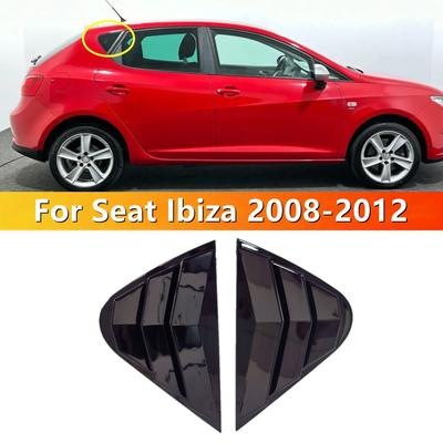 Ibiza 2008 2009 2010 2011 2012 Autó Hátsó Lamella Ablak Oldalsó Zsalu Takaró Díszléc Matrica Szellőző Kanál ABS Karbonszálas ABS