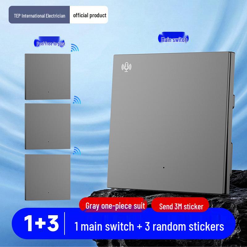 Smart Voice-Controlled Wireless Light Switch Panel