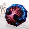 "Enchanted Tree of Life Wall Art: Mystical Decor for Your Space"Umbrella, Portable 3-Fold Compact Umbrella for Men & Women ES62
