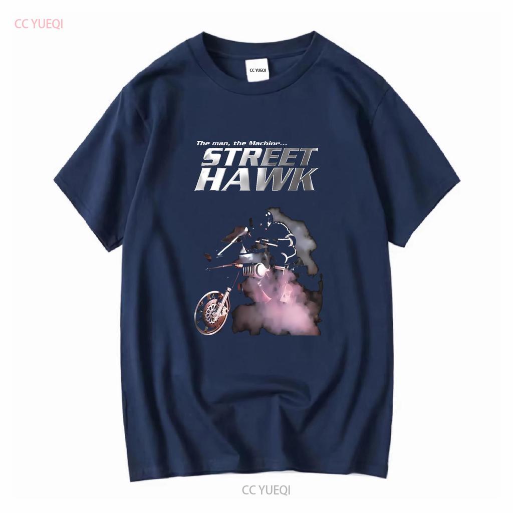 Street Hawk Movie Men's Black T shirt Size S 5XL vintage Washed fashion Stylish Casual Soft Unisex Comfortable streetwear