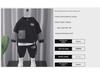 Jungen Frühling/Herbst Zweiteilige Sportbekleidung: Fake Zweiteiliges Sweatshirt & Freizeithose für Kinder