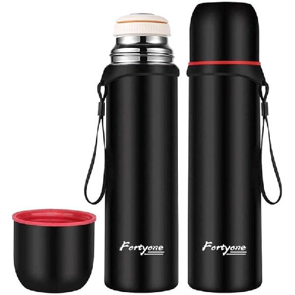 Fortyone Vacuum Cup Coffee Vacuum Bottle Coffee mugstainless steel cup Vacuum insulated cup Keep Drinks Hot or Cold(Pink)