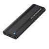 Caixa SSD NVMe M.2 de protocolo duplo 10 Gbps M.2 NVMe SSD Adaptador de gabinete Ferramenta grátis para SSD M.2 2230/2242/2260/2280