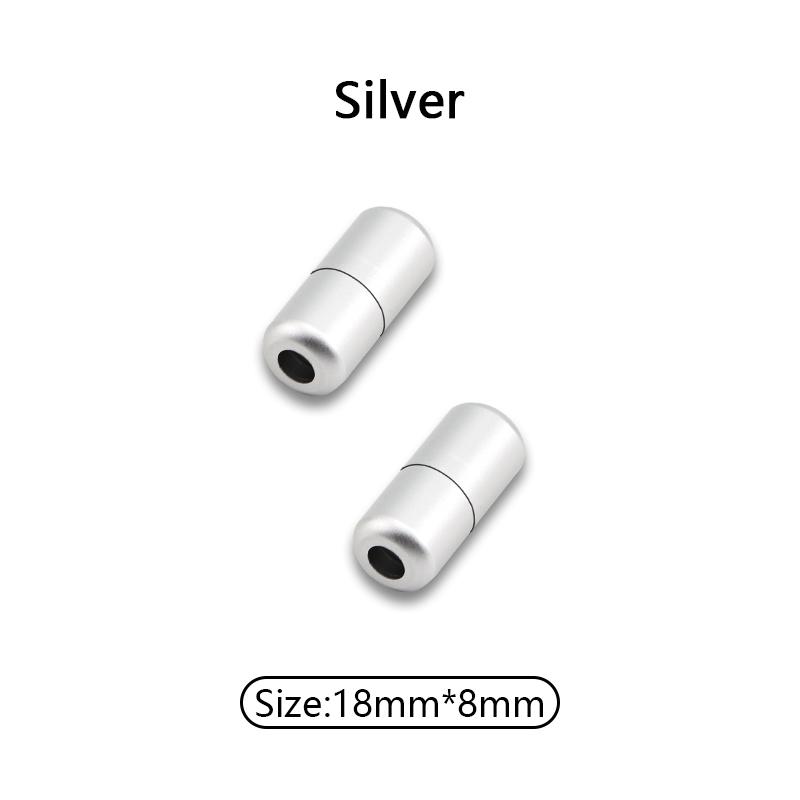 1Pair Matte Metal Shoelaces Locks Capsules Shoelaces Durable buckle Colorful Shoes Accessories Aesthetic Sports Laces Lock