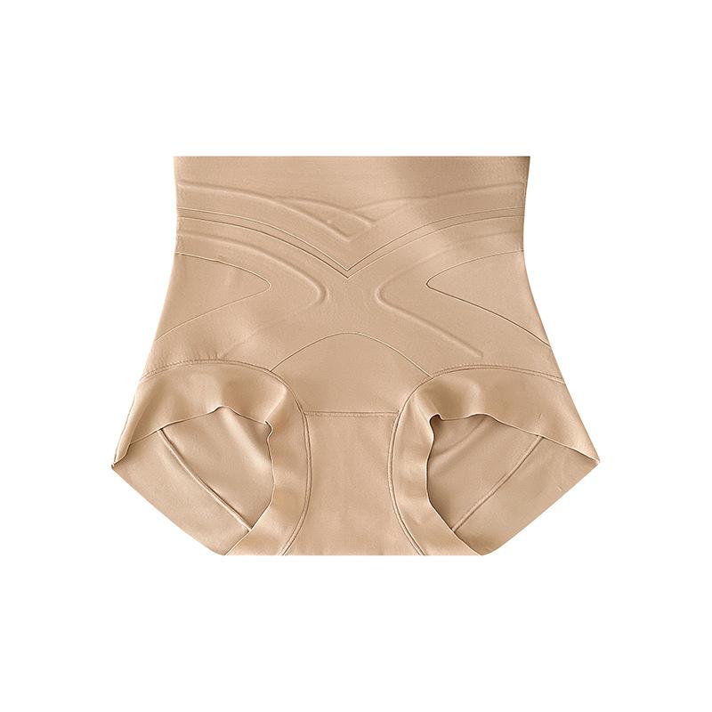 Women's Summer Cross Stitch 2 in 1 Non Mark High Waist Belly Triangle Briefs
