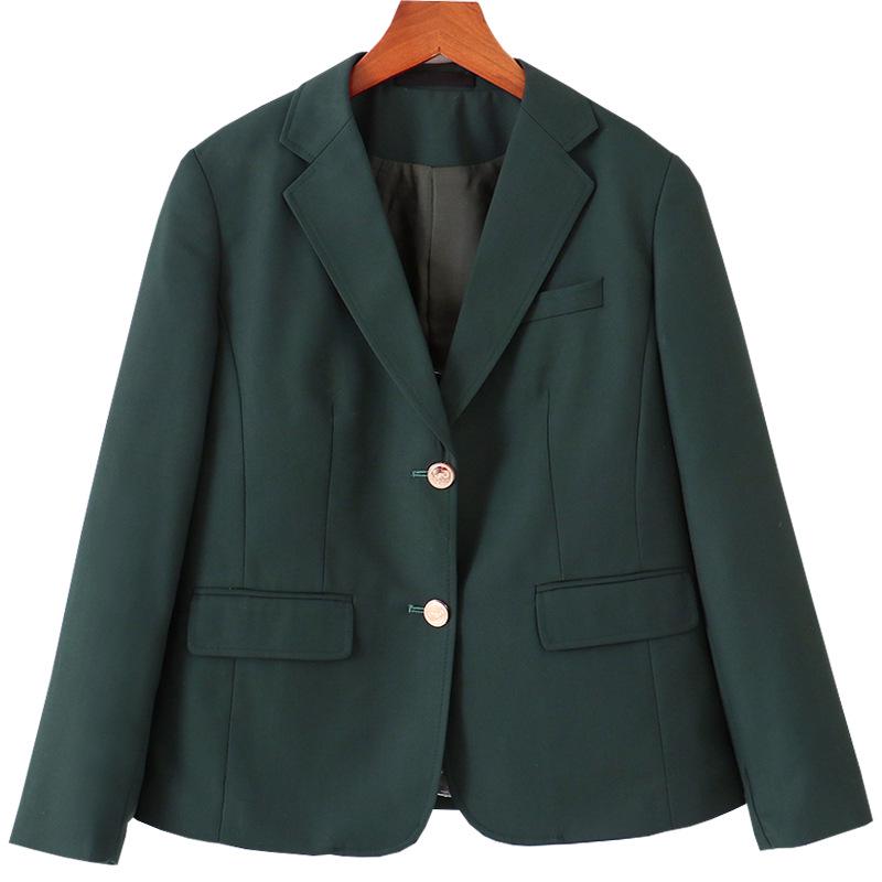 Damen Campus-Stil Anzugjacke - Herbst 2021 Professionelles Interview-Oberteil für Studierende